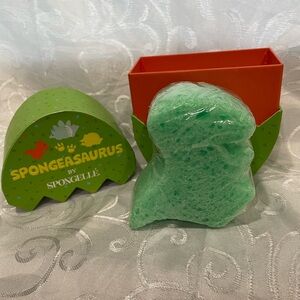 Spongelle Spongersaurus Kids Bath Sponge - Light Green